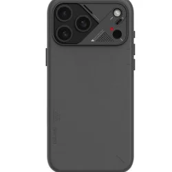 AULUMU A17 Vegan Leather Case for iPhone 17 Pro Max - Black